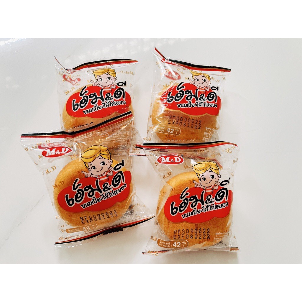 Hộp 12 cái Bánh chà bông gà M&D 550g - Thái Lan
