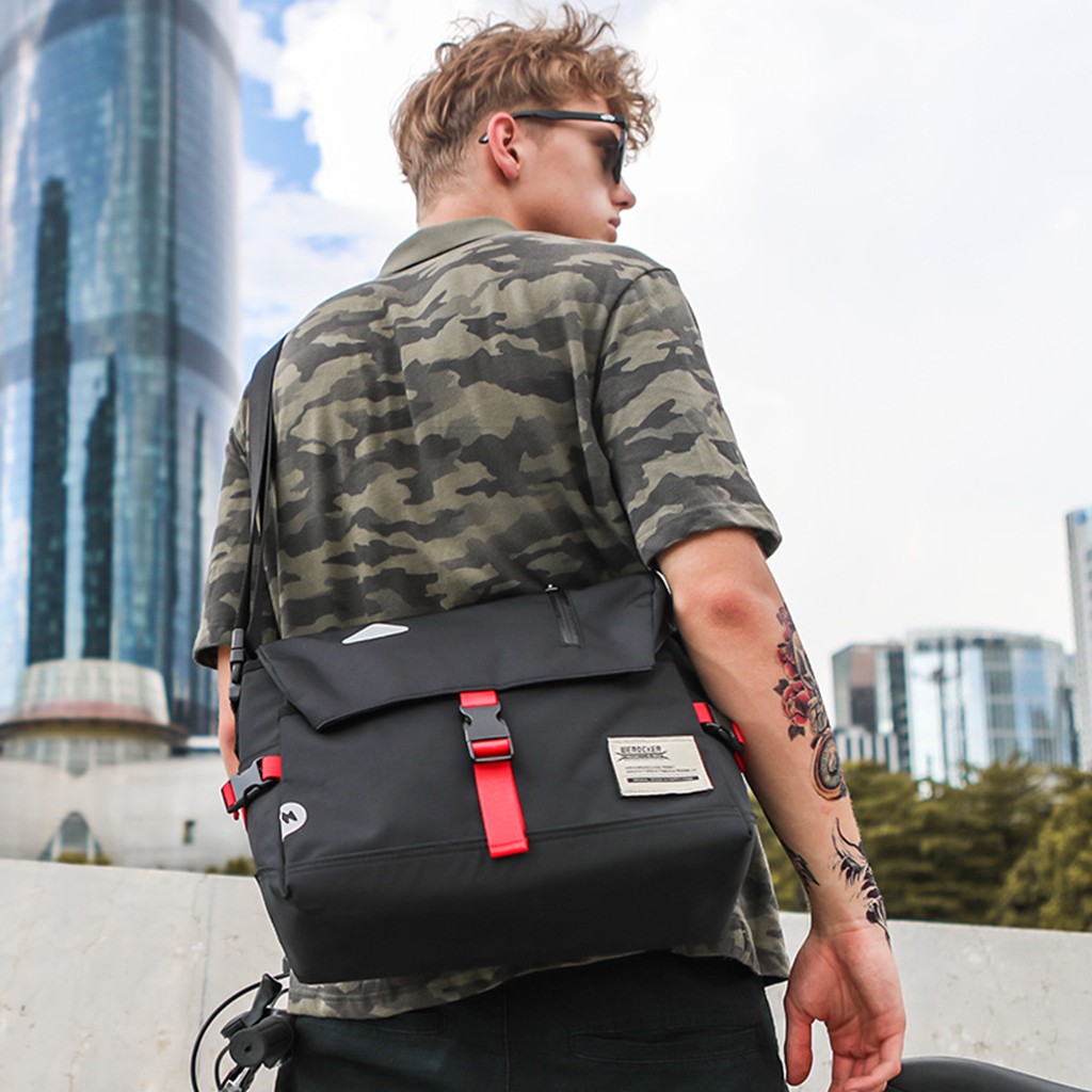 Túi Đeo Chéo Nam Hàn Quốc Chống Thấm Nước Phản Quang Mẫu Mới