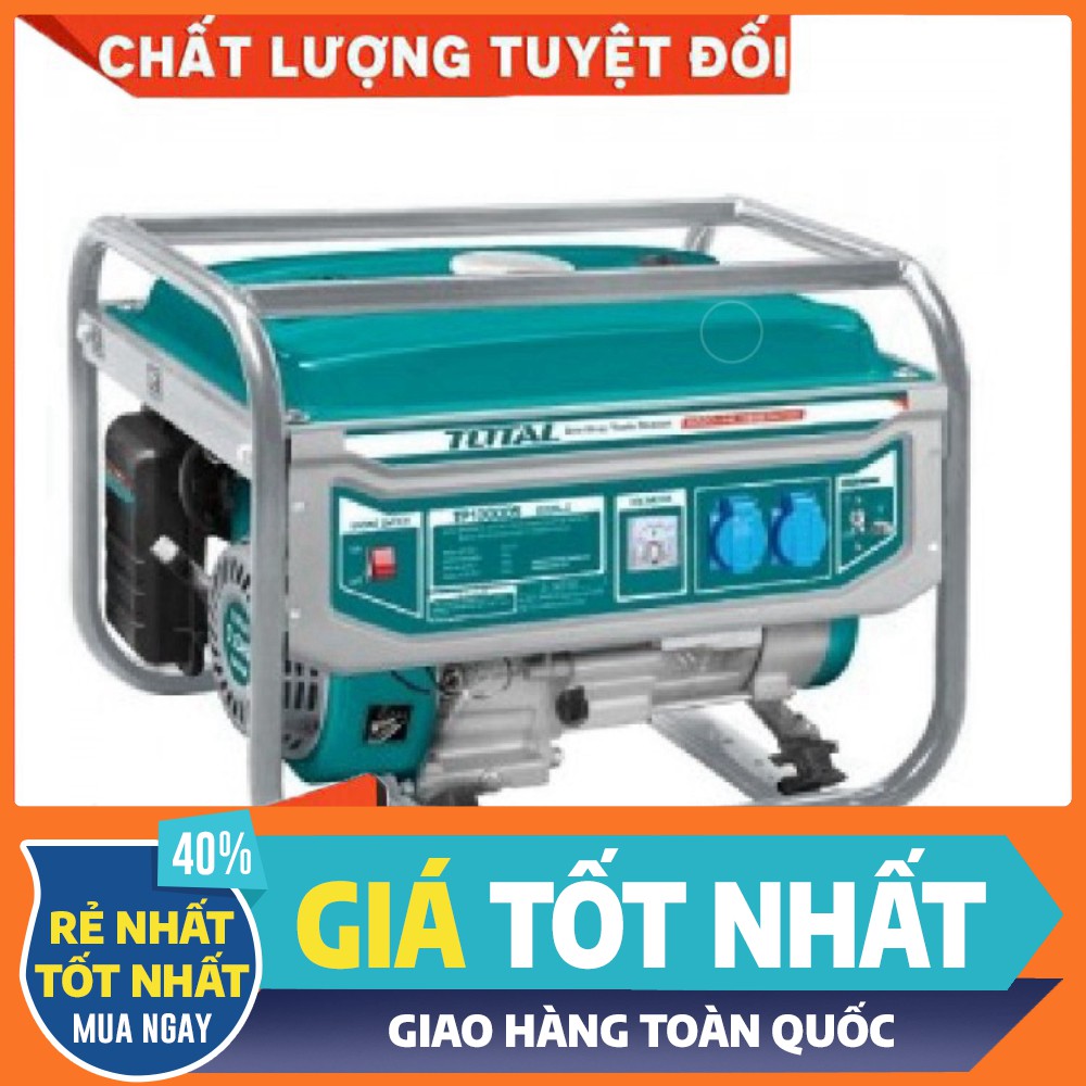 3kW Máy phát điện chạy xăng Total TP130005-1 [bảo hành chính hãng]