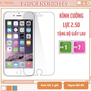 Kính cường lực ip ⚡ kính cường lực ip 2.5d trong suốt ⚡ full các dòng ip- tgdđ89