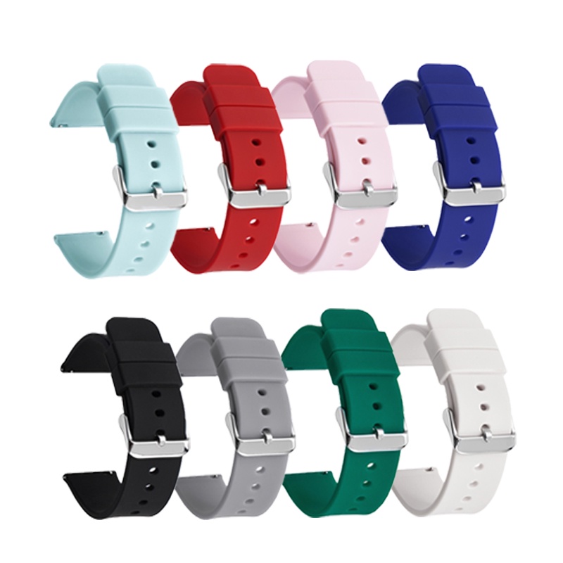 Dây Đeo Đồng Hồ Bằng Silicone Mềm 18mm Thay Thế Cho Realme Band 2