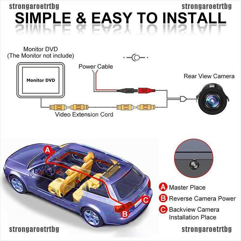 Camera Lùi Xe Ô Tô Mini Có Tầm Nhìn Ban Đêm | BigBuy360 - bigbuy360.vn