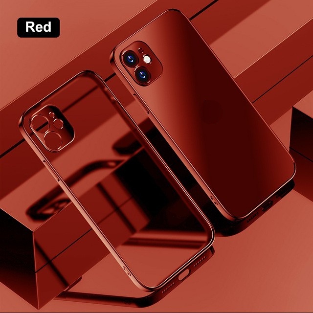 Ốp điện thoại viền mạ có 7 màu lựa chọn dành cho iPhone 7 8 6 6s Plus X Xs Max Xr SE2 SE 2020