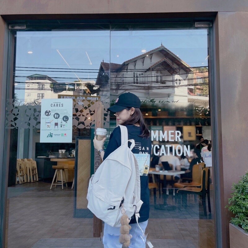 Balo học sinh Basic Sticker bò sữa