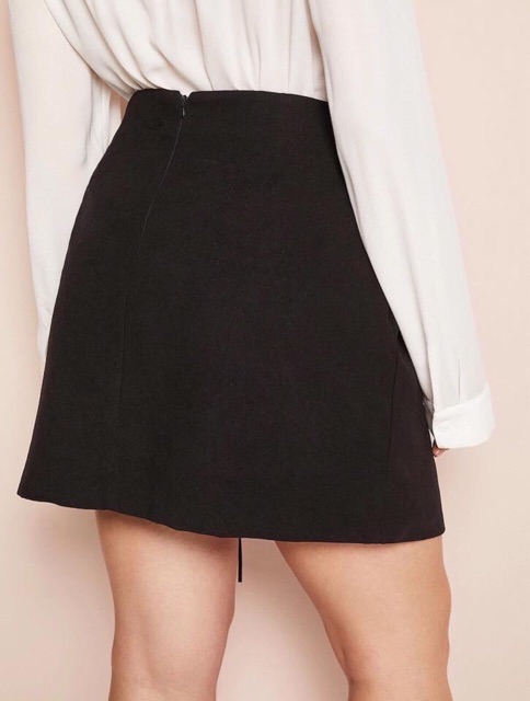 Váy quần 2 túi xéo khoá sau bigsize 32-42 | BigBuy360 - bigbuy360.vn