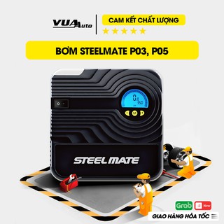 Bơm lốp ô tô Steelmate chính hãng, bơm hơi mini 12v nhỏ gọn màn hình điện tử tiện lợi, tự động khi bơm đầy - VuaAuto