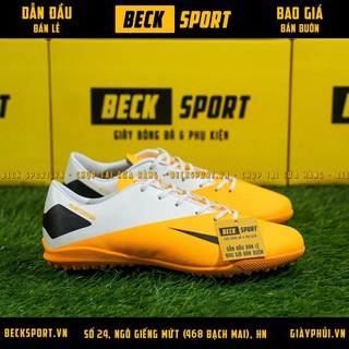 Giày Bóng Đá VSN II Cam Gót Trắng TF