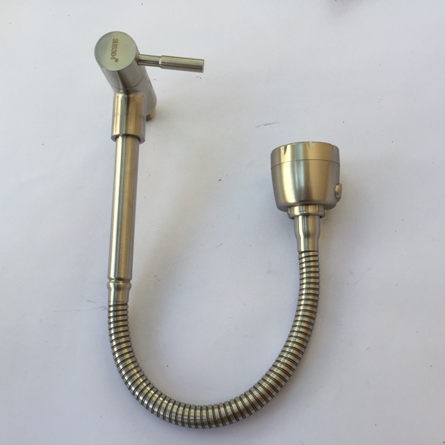 Vòi Rửa Bát Lạnh Cắm Tường Cần Mềm Inox304