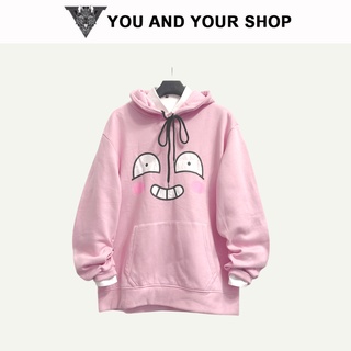 Áo Khoác hoodie YAYSHOP unisex nam nữ - Nỉ lót bông dày dặn Hoodie Má hồng (hình thật)