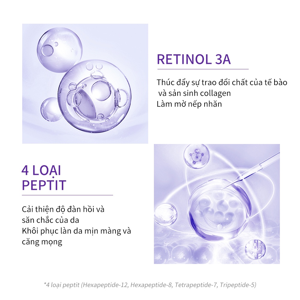Kem Dưỡng Da Ban Ngày LANBENA Chống Lão Hóa Làm Sáng Và Săn Chắc Da Nuôi dưỡng 3A Retinol Kem dưỡng ban đêm 30g