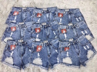 Quần shot jean