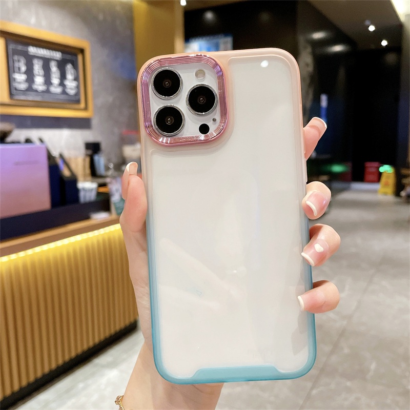 Ốp Điện Thoại Màu Gradient 6d Cho I-phone 13 12 11 Pro Max X Xs Xr Xsmax