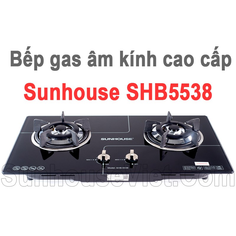 BẾP GAS ÂM SUNHOUSE SHB-5538