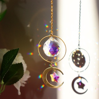 Elegant Aurora Crystal Hanging Wind Chime