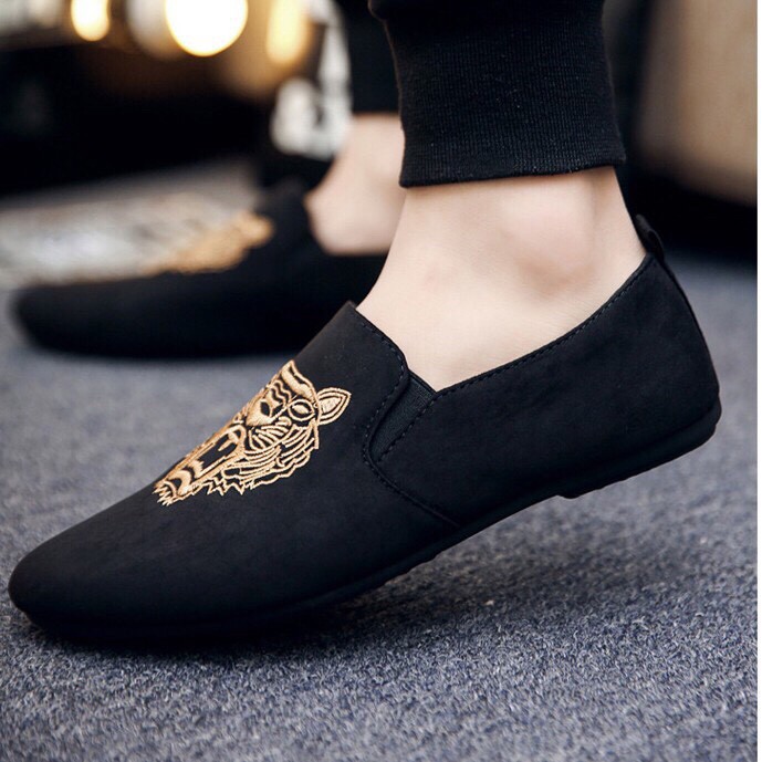 Giày lười nam G65 - Da lộn - Thoáng khí