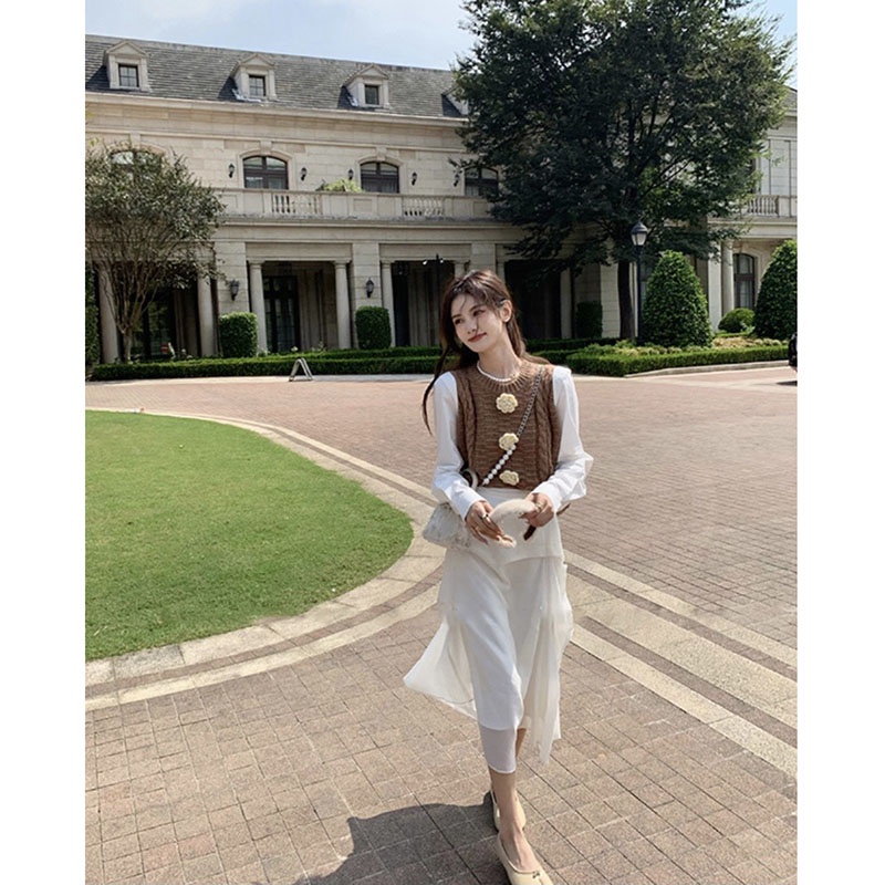 Áo Len Phối Tay 4 Bông Hoa Hàng Quảng Châu M0698-Violet
