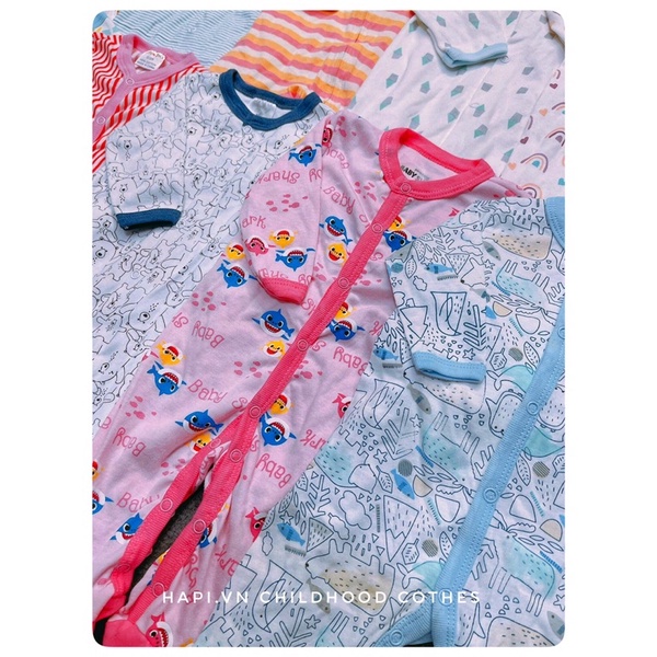 Bodysleep/ bodysuit xuất dư cho bé 3m,6m,9m