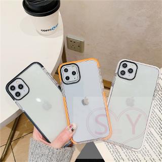 Ốp điện thoại trong suốt đơn giản chống va đập dành cho iPhone7 8plus 11Pro Max Apple XS XR