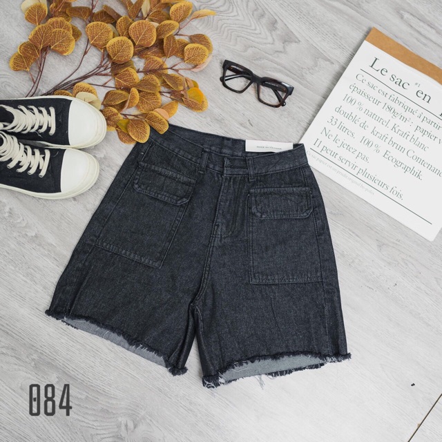 Quần ngố jean túi hộp cực đẹp ( hình thật )