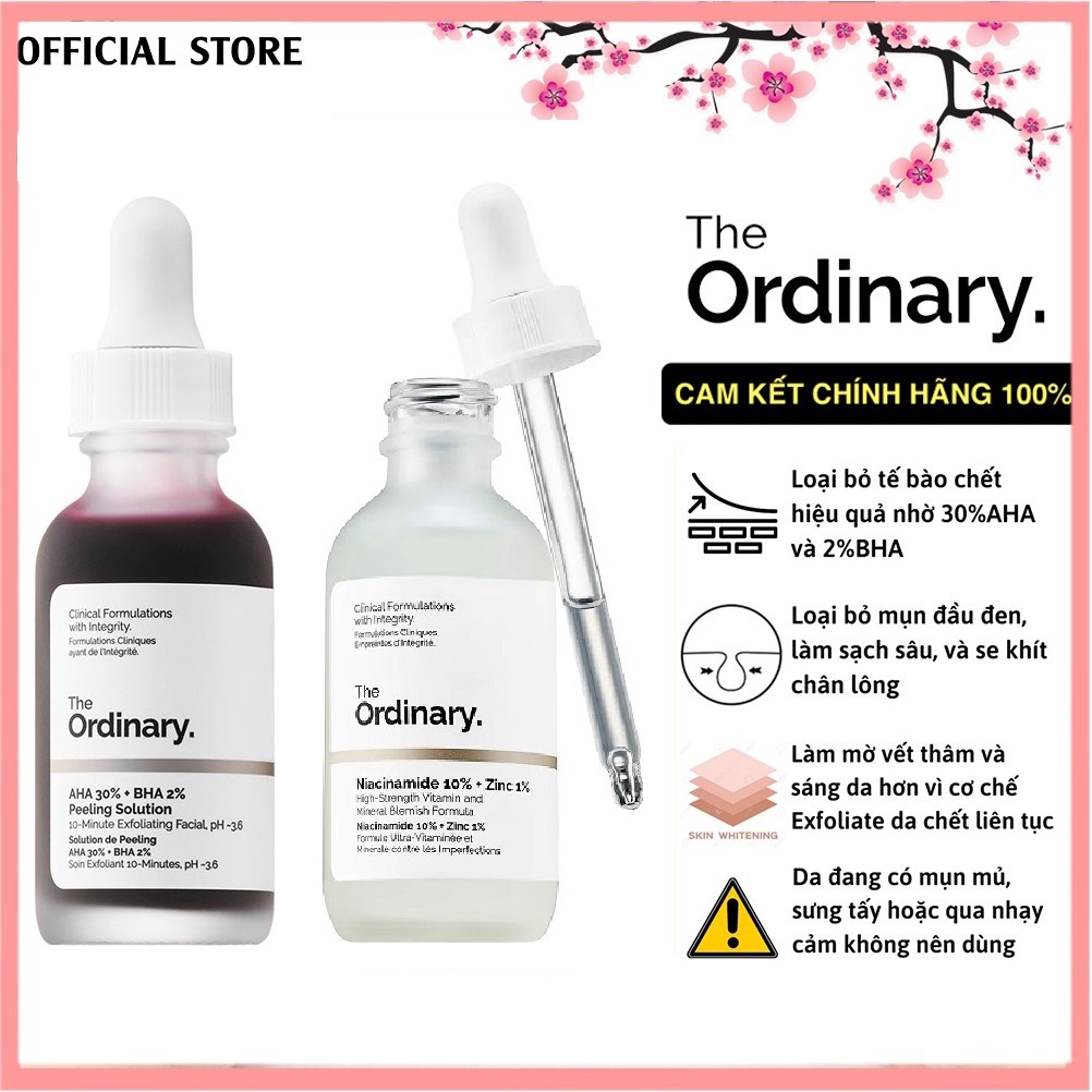 Tinh chất Serum The Ordinary Niacinamide 10% + Zinc 1% siêu dưỡng da ⭐