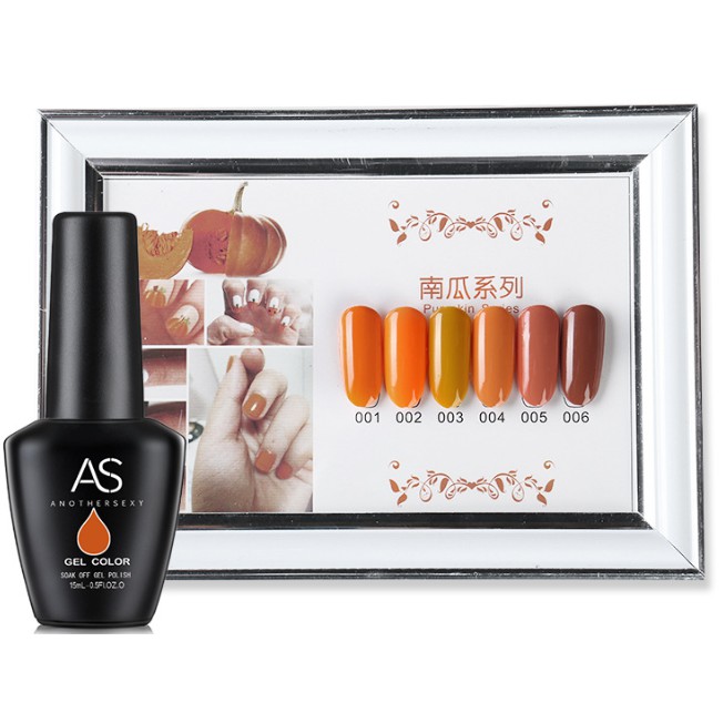 Set sơn gel AS bí ngô 6 màu NG