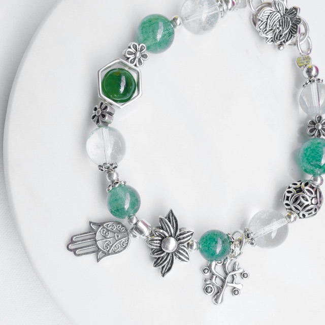 Charm bạc đài hoa sen S925