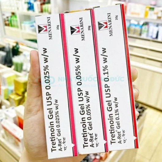 Tretinoin Gel USP Aret Menarini Gel Giảm Mụn Trứng Cá Gel Giảm Mụn - Nhà thuốc An Đức