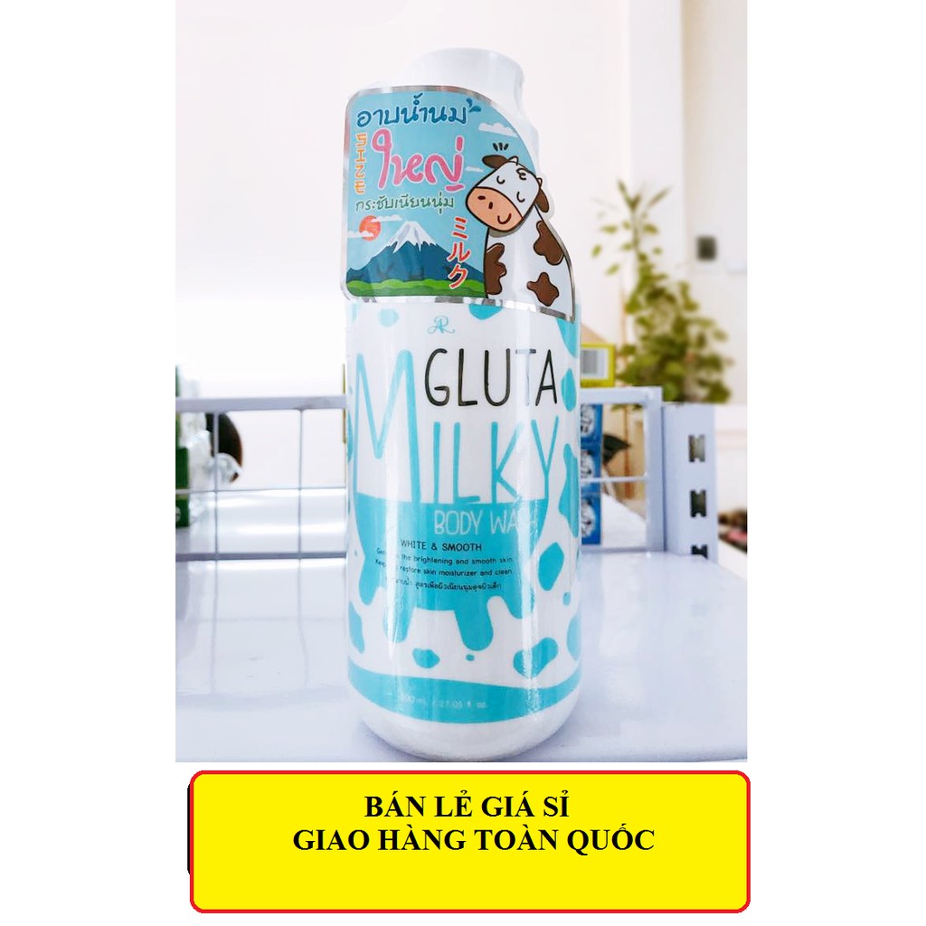 Sữa tắm con bò GLUTA MILKY Thái Lan