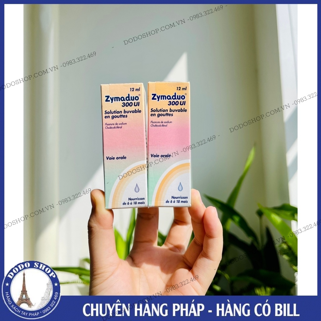 Vitamin Zymaduo 300ui dành cho bé 6-18 tháng trong giai đoạn mọc răng và vận động