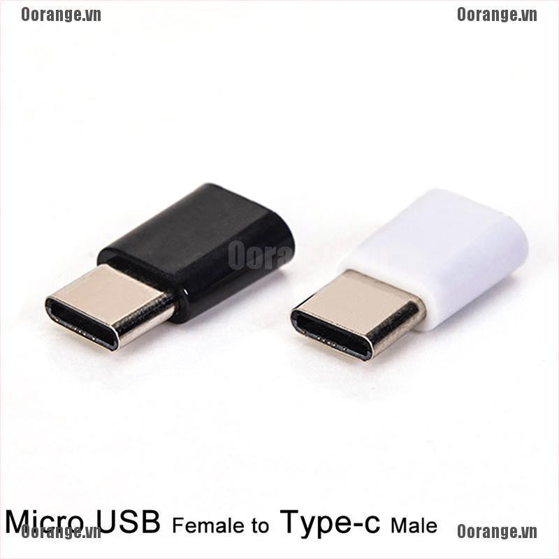 Dây cáp sạc chuyển đổi cổng Micro USB Female sang Type-C Male
