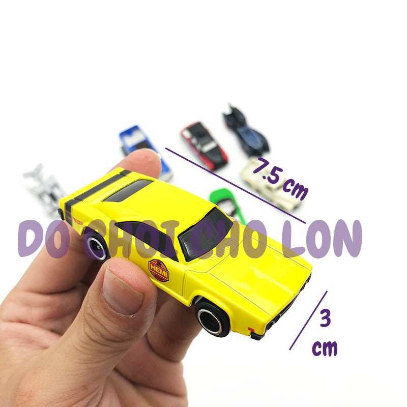 Hộp đồ chơi các loại xe hơi bằng sắt 10 chiếc 1604