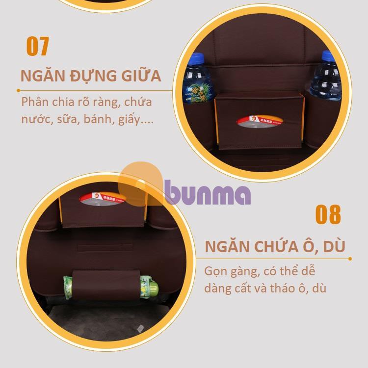 Túi đựng đồ treo lưng ghế ô tô (Nâng cao)