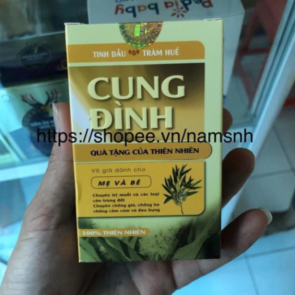 Tinh Dầu Tràm Huế Cung Đình Trị sổ mủi cảm cúm ho lọ 50ml