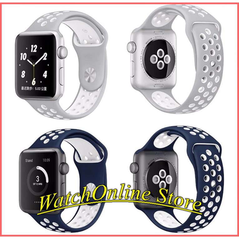 Dây đeo 2 màu Apple Watch 38mm 40mm 42mm 44mm