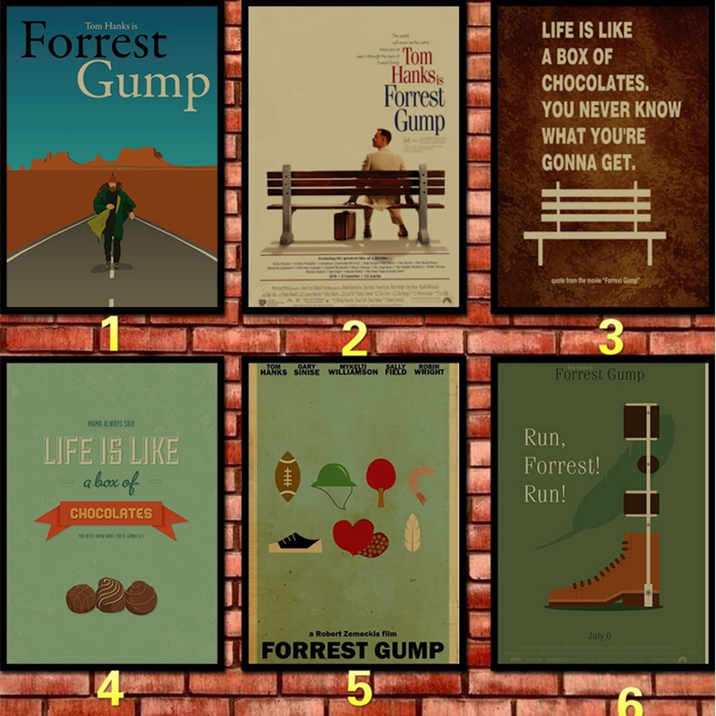 Poster Phim Forrest Gump Phong Cách Retro