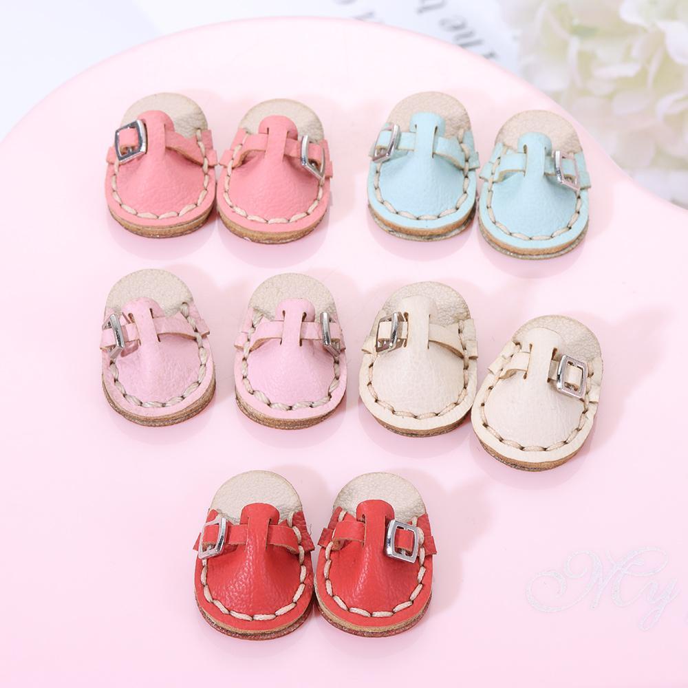 Giày Búp Bê Da Bò Handmade 5 Màu Dễ Thương Xinh Xắn LAYOR1