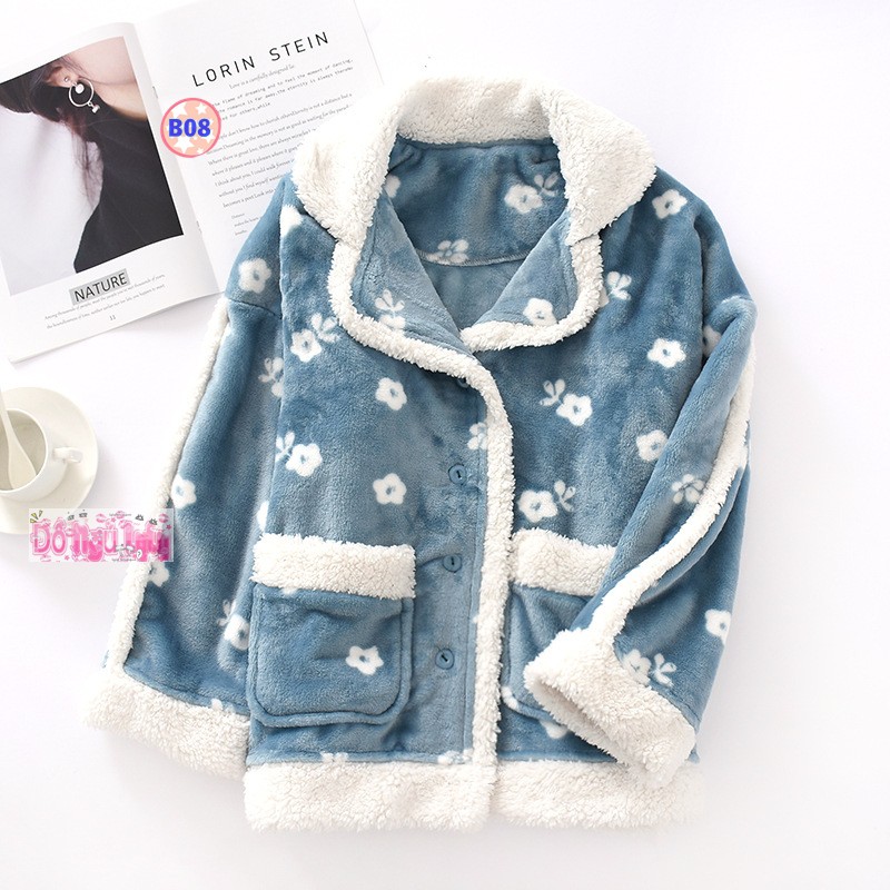 Áo Bông Mặc Nhà Siêu Ấm B08 | BigBuy360 - bigbuy360.vn