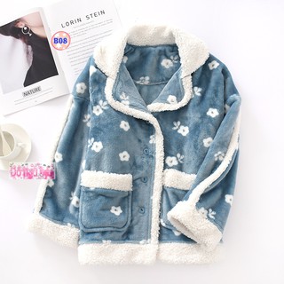 Áo Bông Viền Lông Cừu B08
