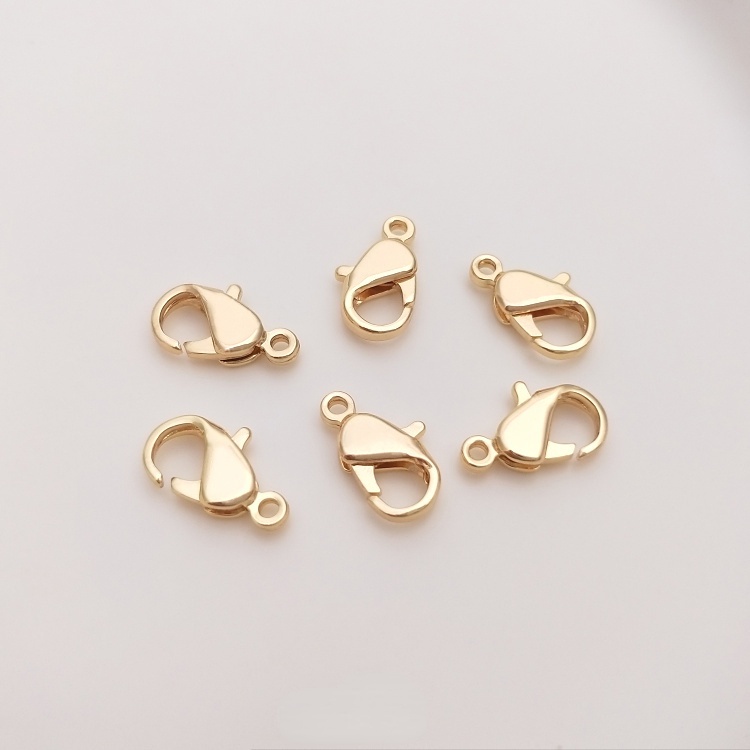 Khóa Kẹp Tôm Hùm Bằng Đồng 912 14K Màu Sắc Dùng Làm Trang Sức diy