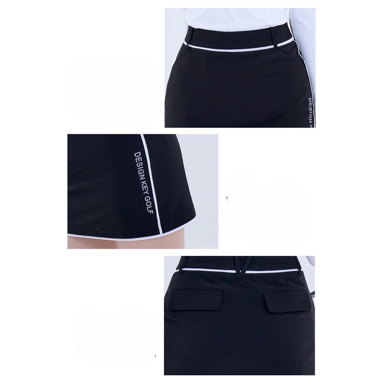 Dk Bộ Áo Dệt Kim Dài Tay Ôm Dáng Co Giãn Phong Cách Mới Đánh golf Ngoài Trời Mùa Thu Đông Cho Nữ IQNB