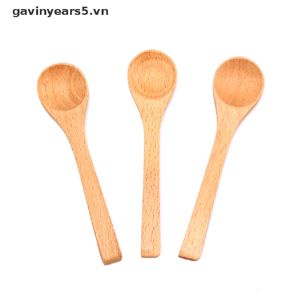 Muỗng gỗ tre tròn an toàn tiện dụng cho nhà bếp