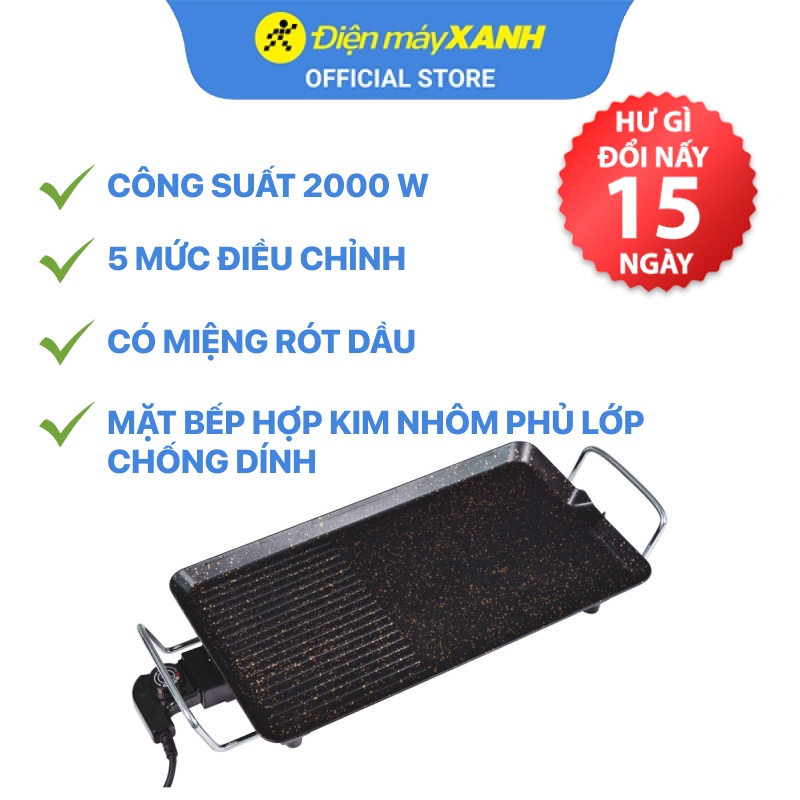 [Mã ELHADEV giảm 4% đơn 300K] Bếp nướng điện Kangaroo KG 699G 2000 W