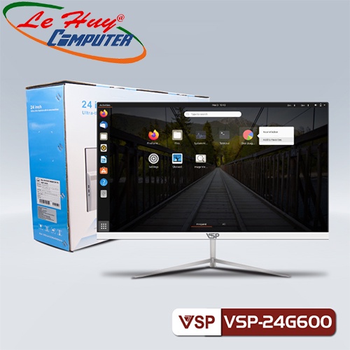 Máy tính All in One VSP 24G600(i3 6100/ Ram 4G/ SSD 128G/ 24inch)