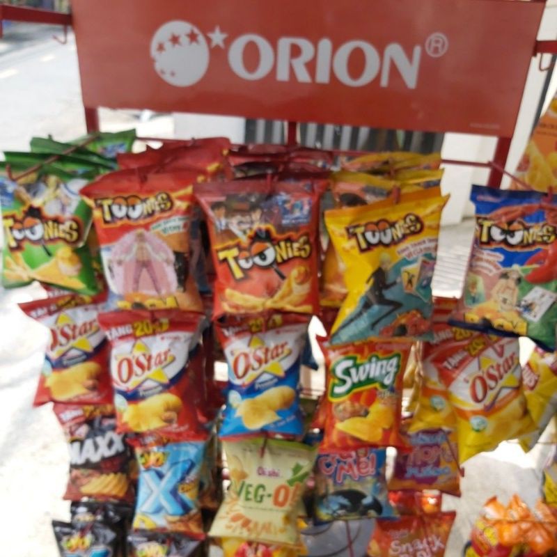 Combo 10 gói Snack Orion ( tonies,ostar,swing)