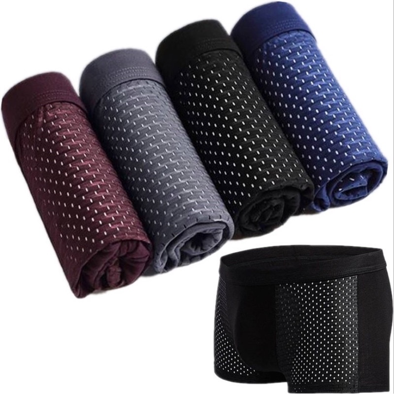 Quần Sịp Đùi Thông Hơi Xuất Nhật Boxer Thoáng Khí