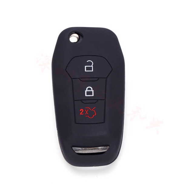Bao silicone bảo vệ khoá remote key mẫu gập Ford 3 nút