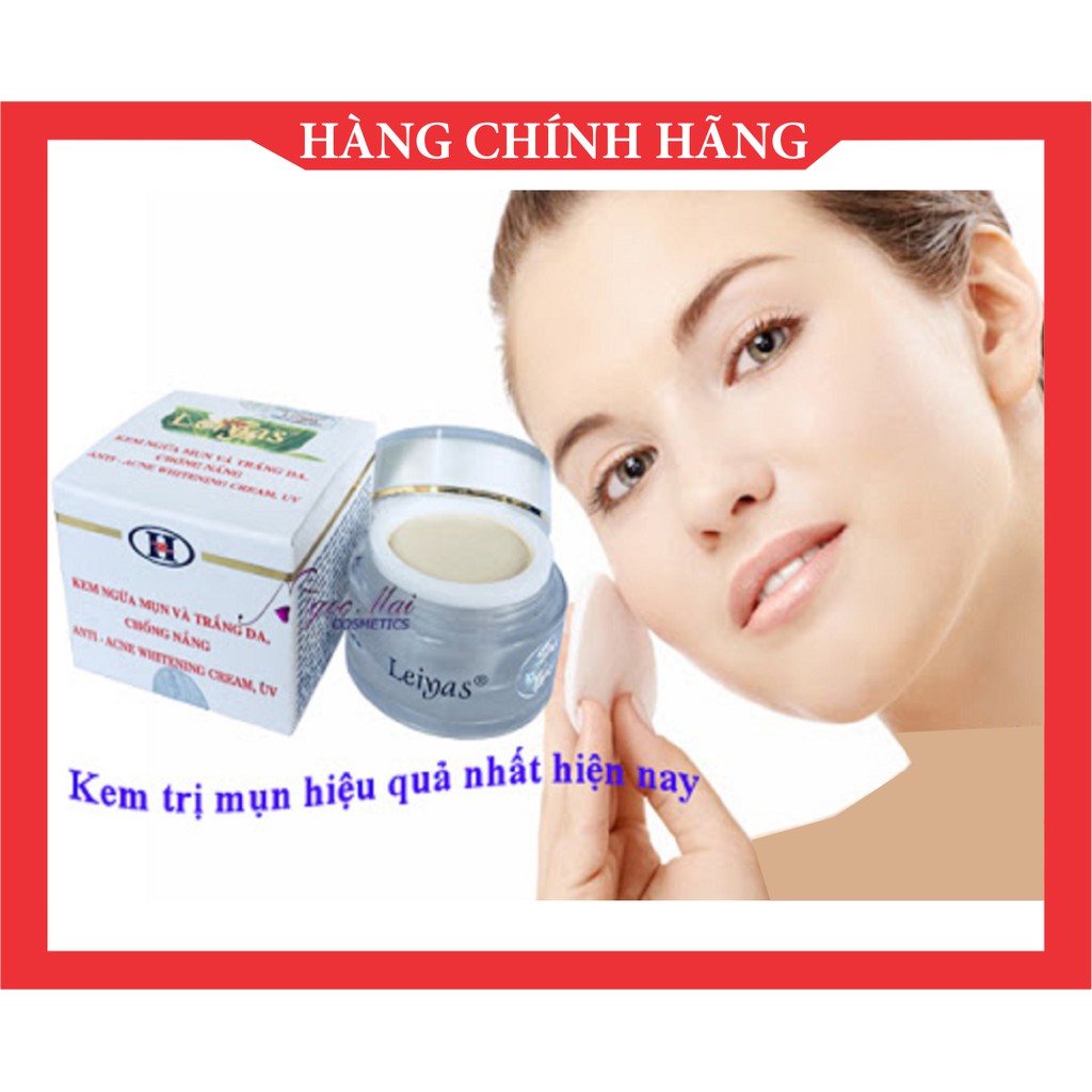 [Chính Hãng] Kem ngừa mụn và trắng da chống nắng Leiyas -Date T11-2025