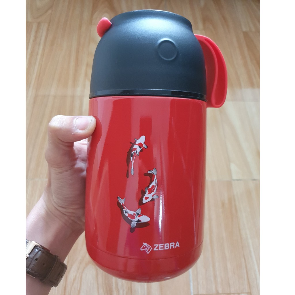 Ca Ù giữ nhiệt Zebra + 650ml + Kim Ngư