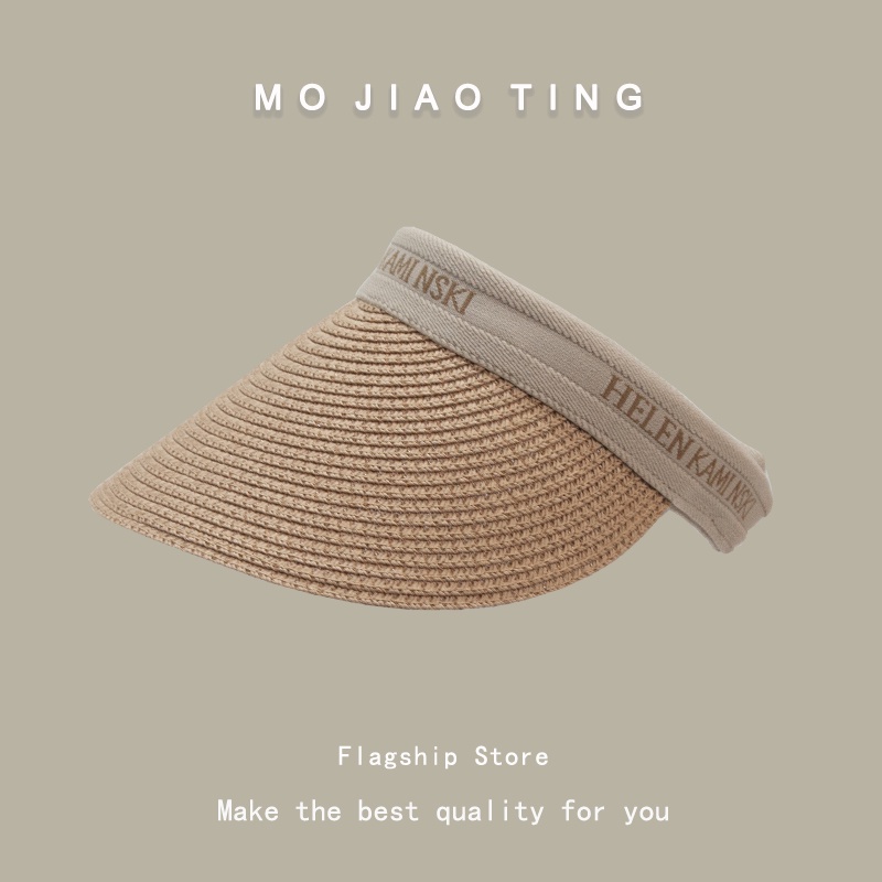 Nón Vành Rộng Hở Chóp Chống Tia Uv Phong Cách Hàn Quốc