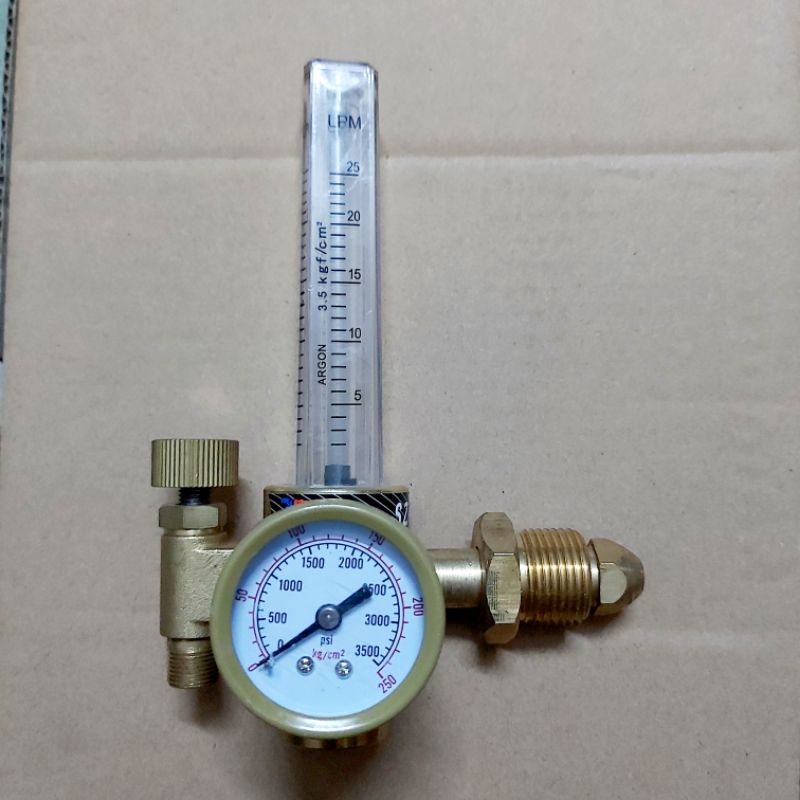 Đồng hồ Argon thau nguyên chất ren ngoài